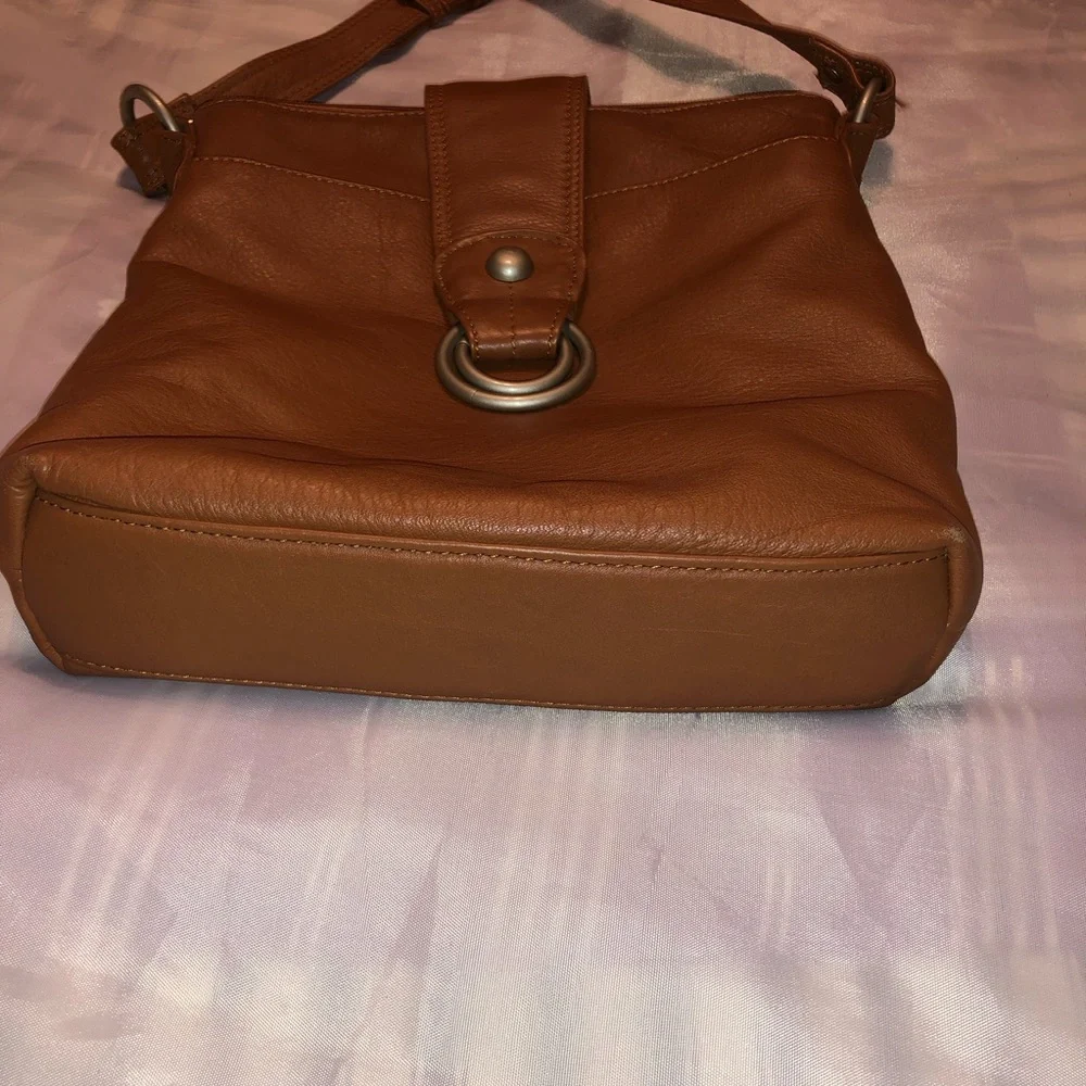 Brown Leather Crossbody Bag